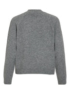 Grey Tie Neck Jumper