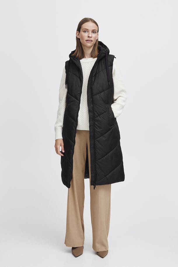 Quilted Gilet Black The Cotswold Shed