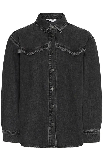 Western Style Denim Shacket