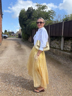 Polka Dot Maxi Skirt