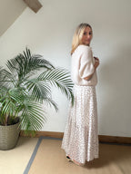 Polka Dot Maxi Skirt