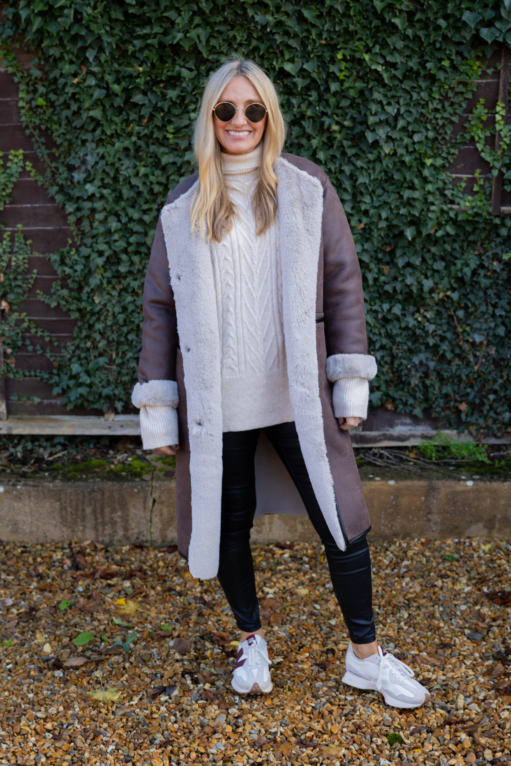 Faux Shearling Coat