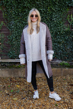 Faux Shearling Coat