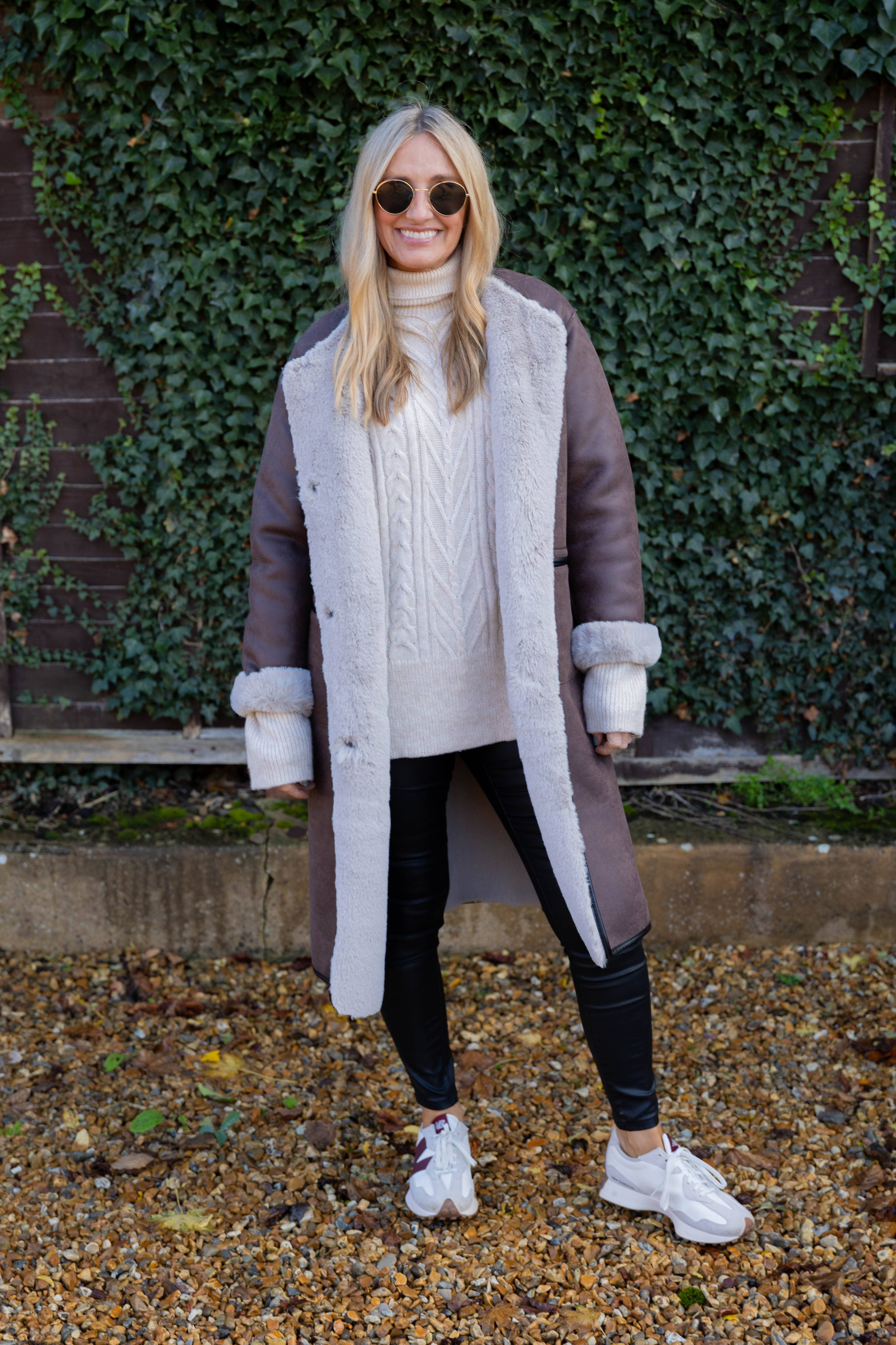 Faux Shearling Coat