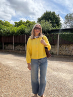 Round Neck Mohair Cardigan