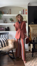 Boho Striped Knitted Pants