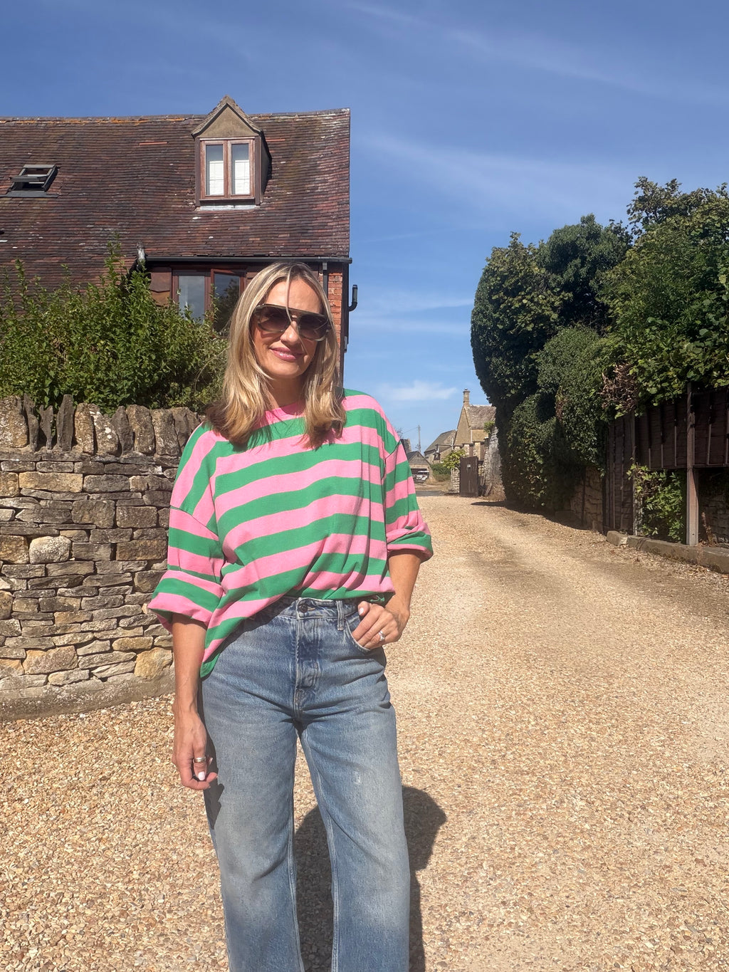 Striped Long Sleeve T-Shirt