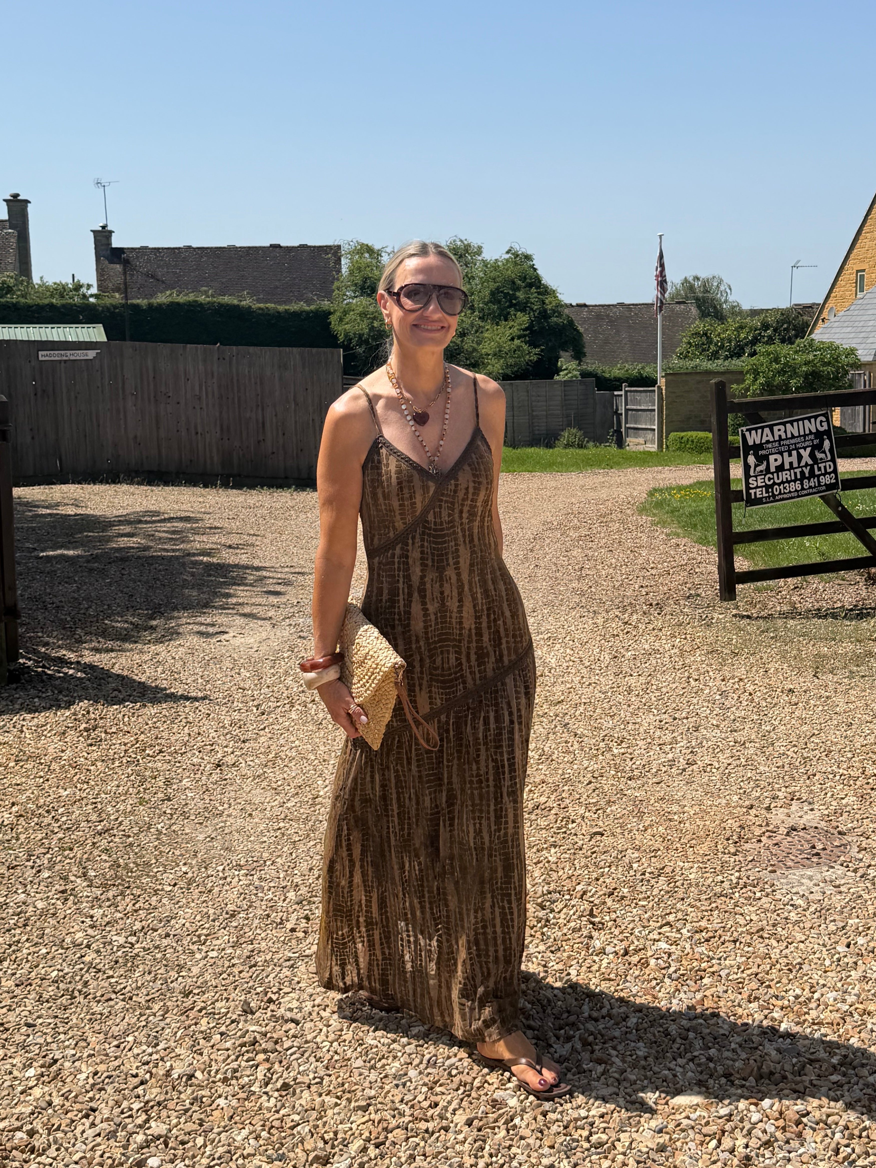 Velour Maxi Dress