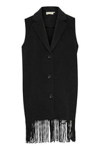 Fringed Sleeveless Jacket