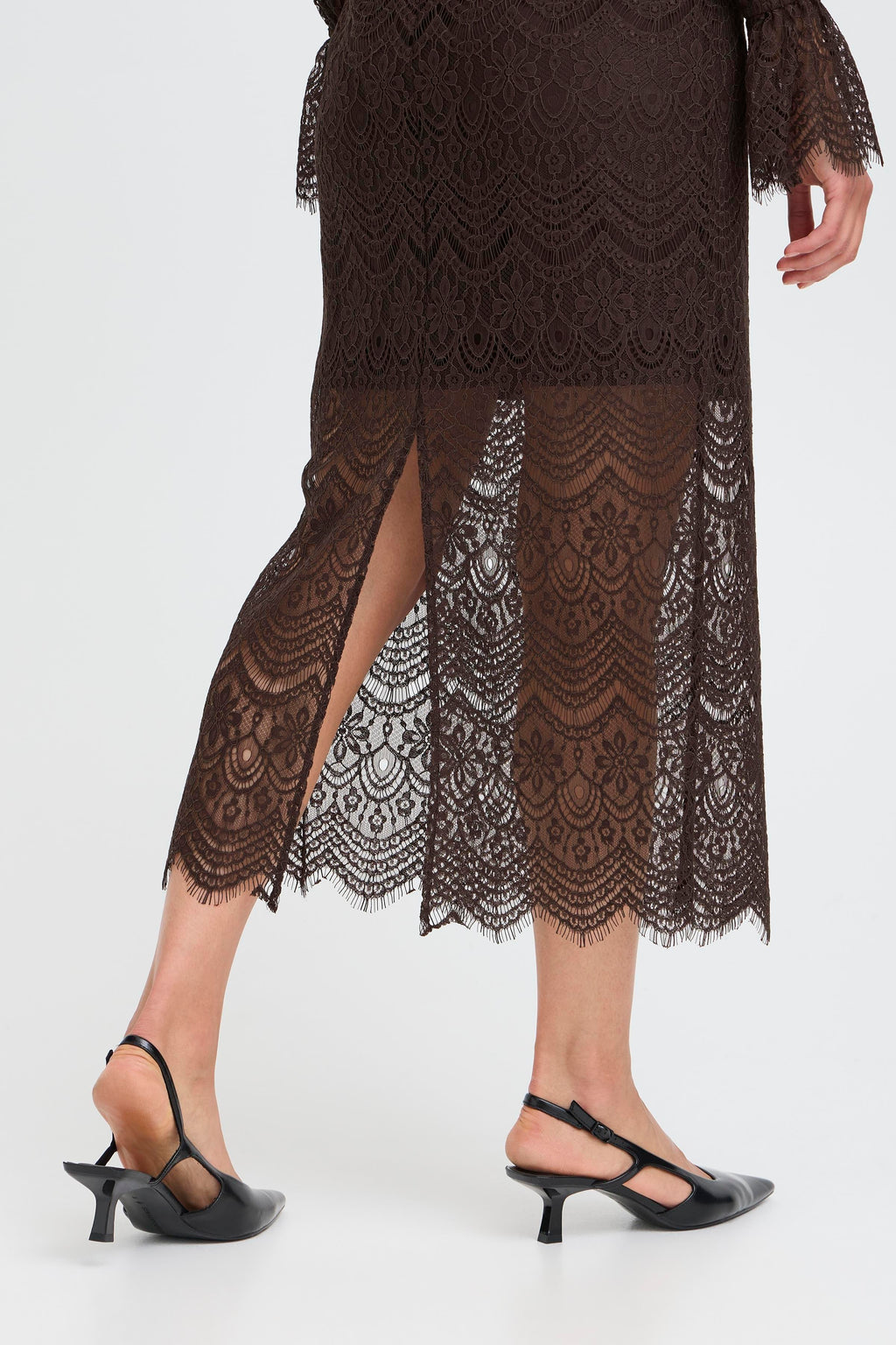Brown Lace Skirt