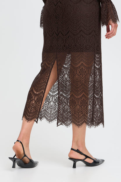 Brown Lace Skirt