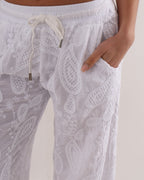 Paisley Cotton Trousers