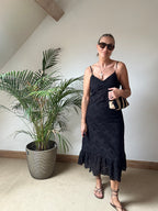 Broderie Anglaise Sundress - Black