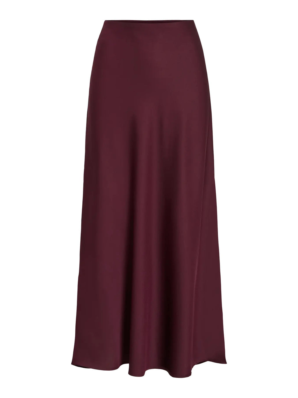 Satin Slip Skirt Burgundy or Brown