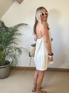 Mykonos rope Halter Mini Dress