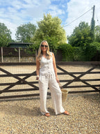 Wide Leg Linen Pants