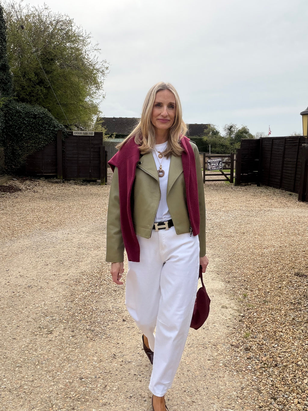 Biker Jacket - Aloe