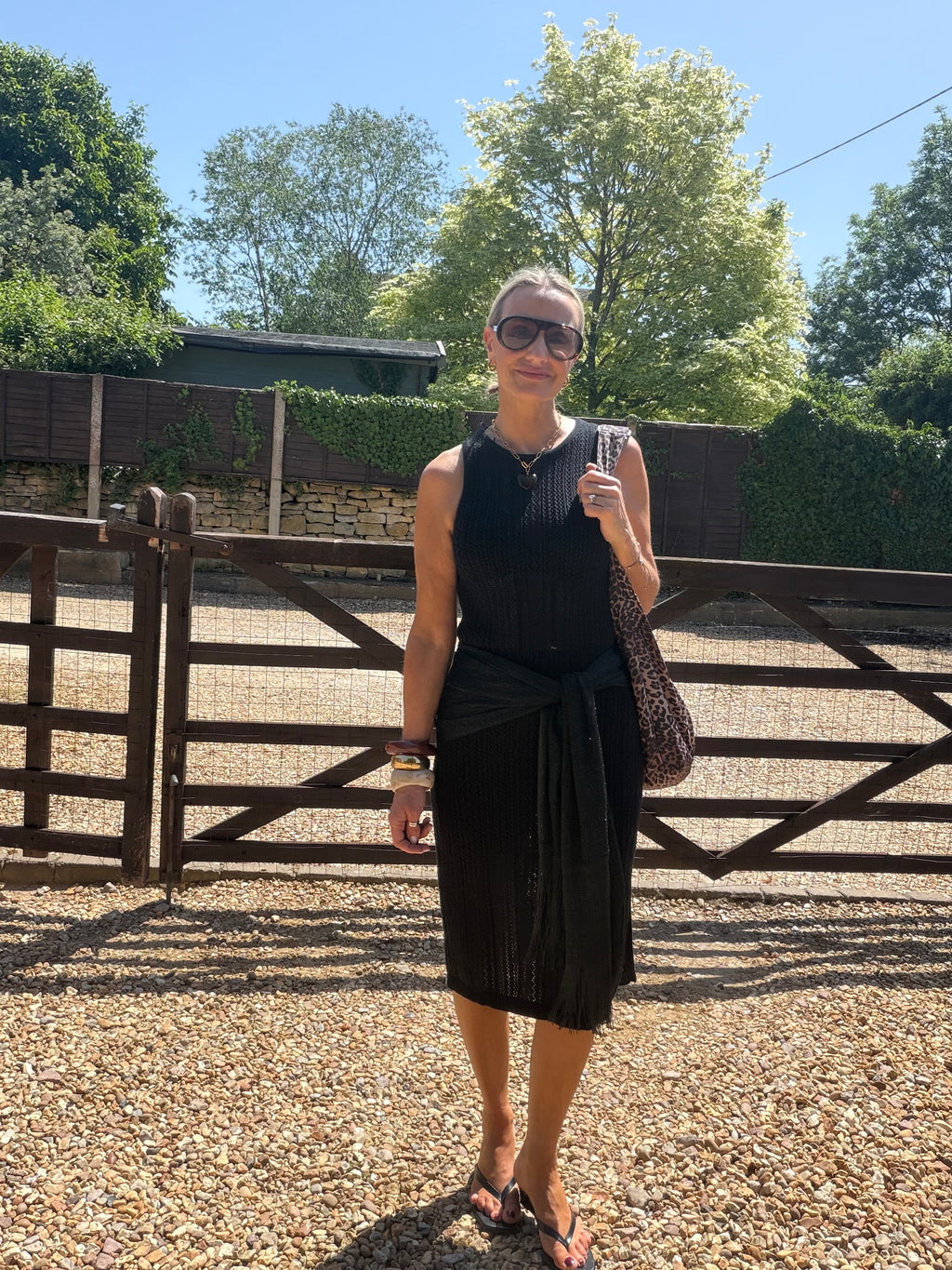 Crochet Midi Dress
