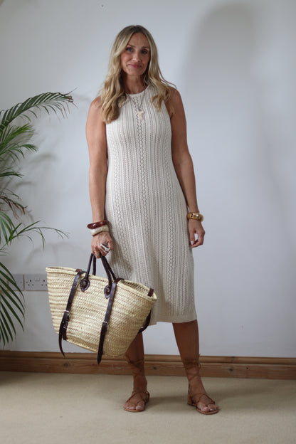 Crochet Midi Dress