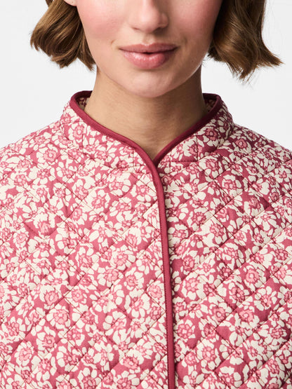 Quilted Jacket - Rose Flower