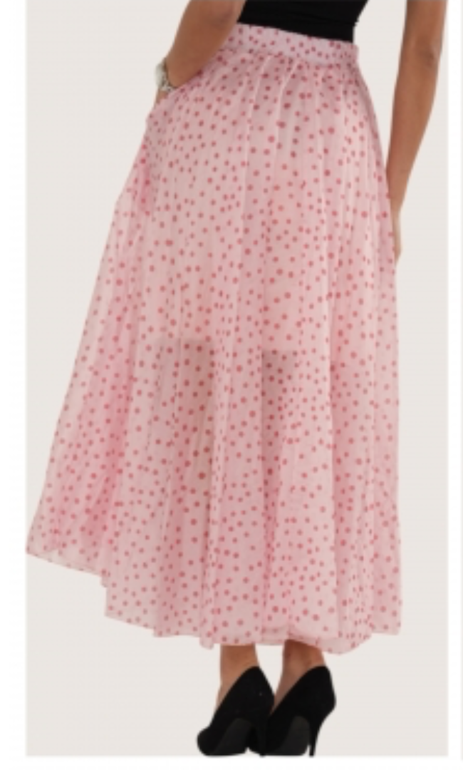 Polka Dot Maxi Skirt