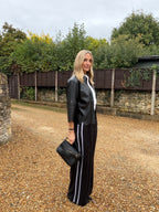 Lace Side Stripe Trousers
