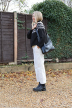 Cropped Winter White Cords