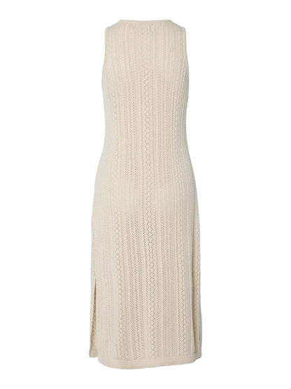 Ecru Knitted Dress