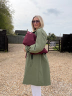 Khaki parka coat