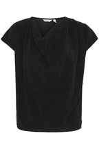 Glitter Cowl Neck T Shirt