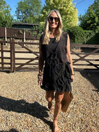 Boho Mini Wrap Skirt