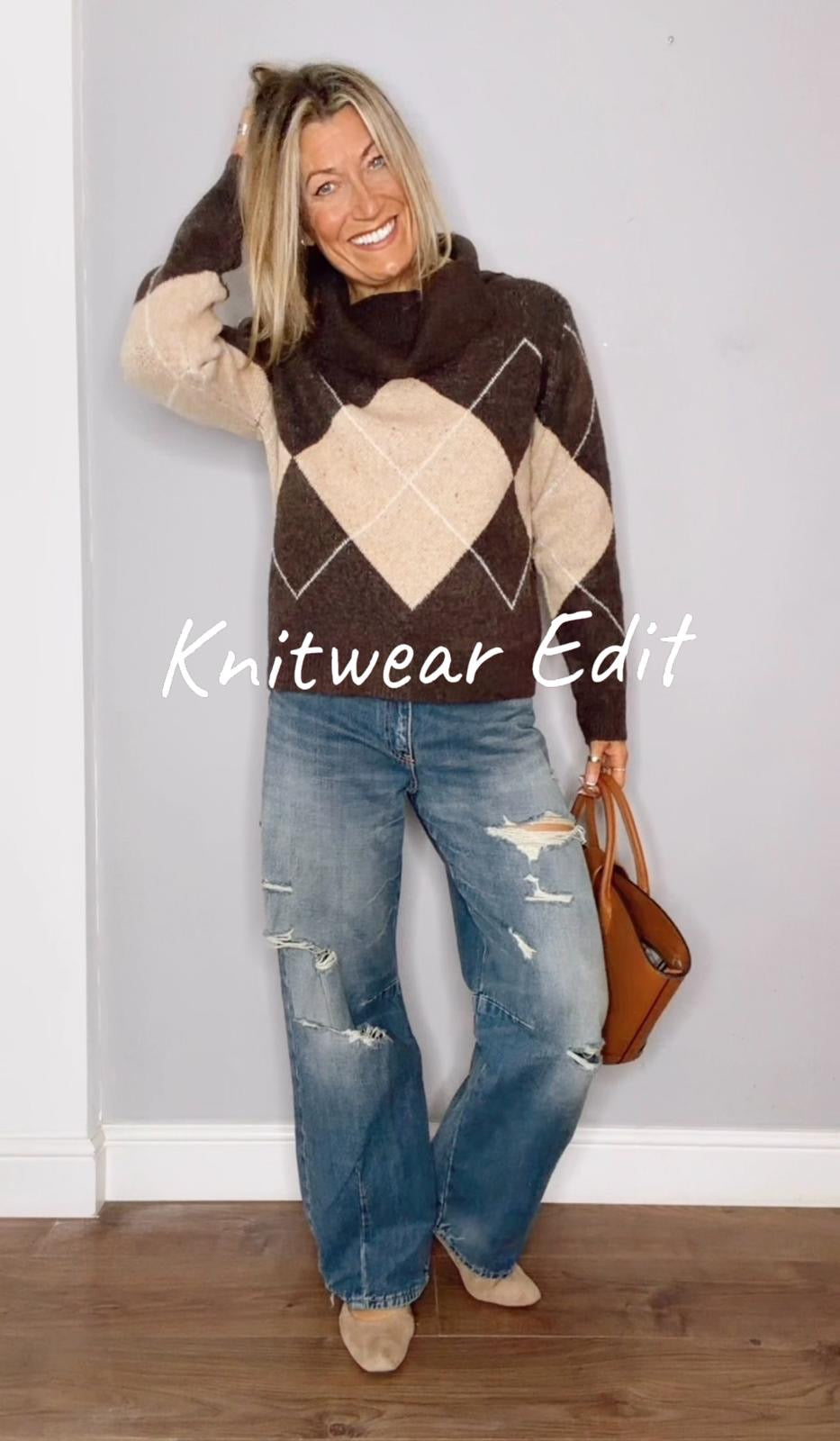 Argyle sweater