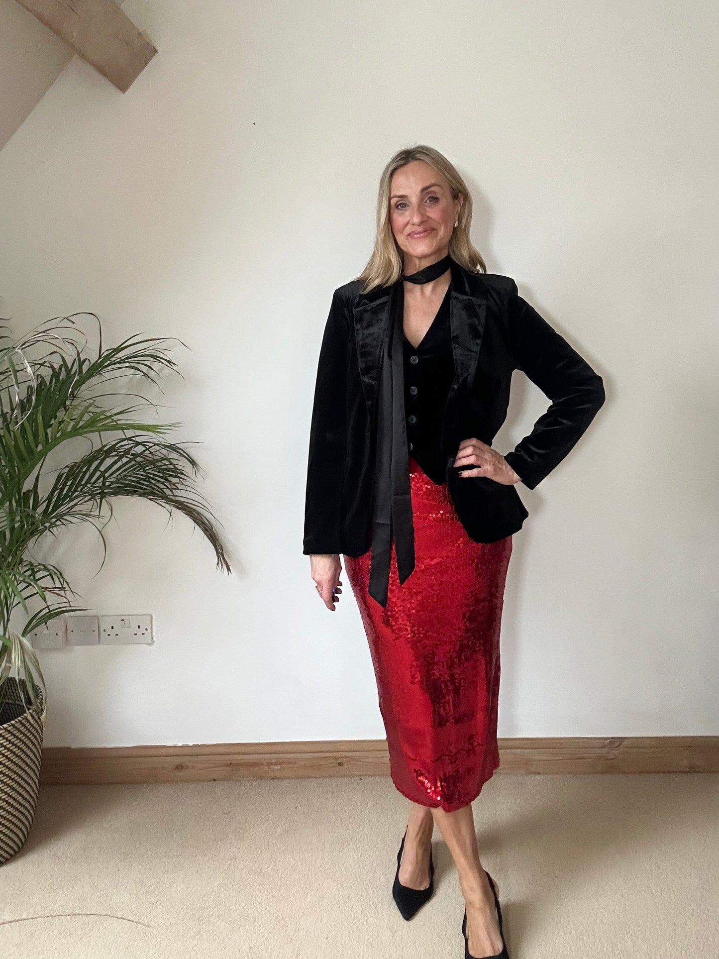 Black Velvet Blazer