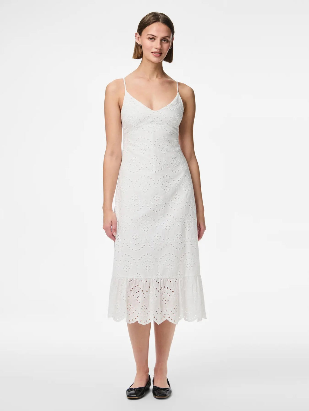 Broderie Anglaise Sundress - White