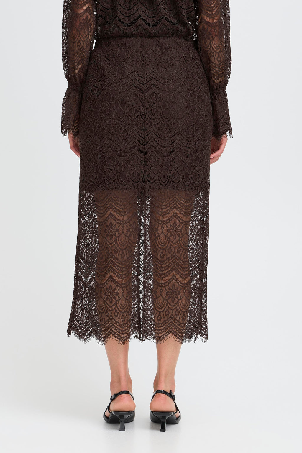 Brown Lace Skirt
