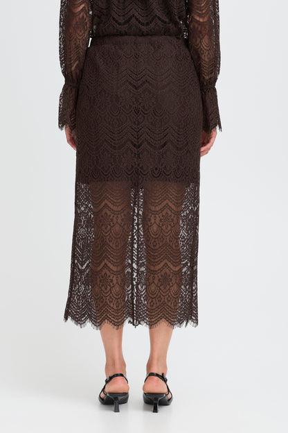 Brown Lace Skirt