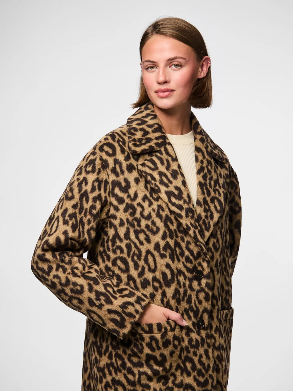 Leopard Print Coat