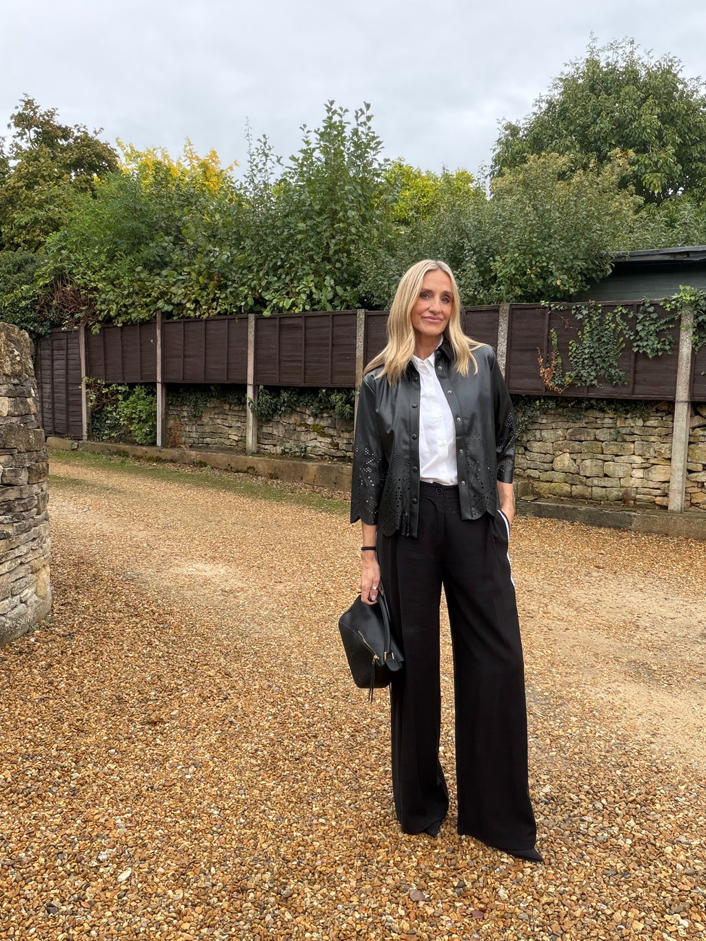 Lace Side Stripe Trousers