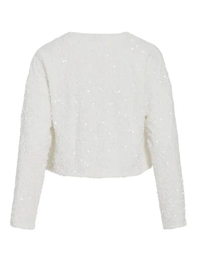 White Sequin Jacket With Bows – The Cotswold Shed - Main Image