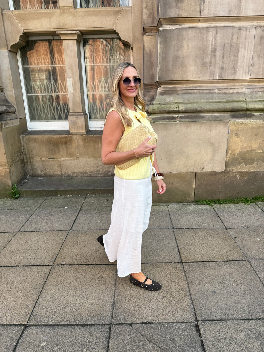 Tie Front Sleeveless Knit