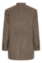Collarless Tweed Blazer