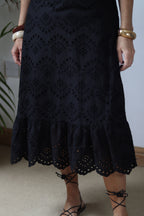 Broderie Anglaise Sundress - Black