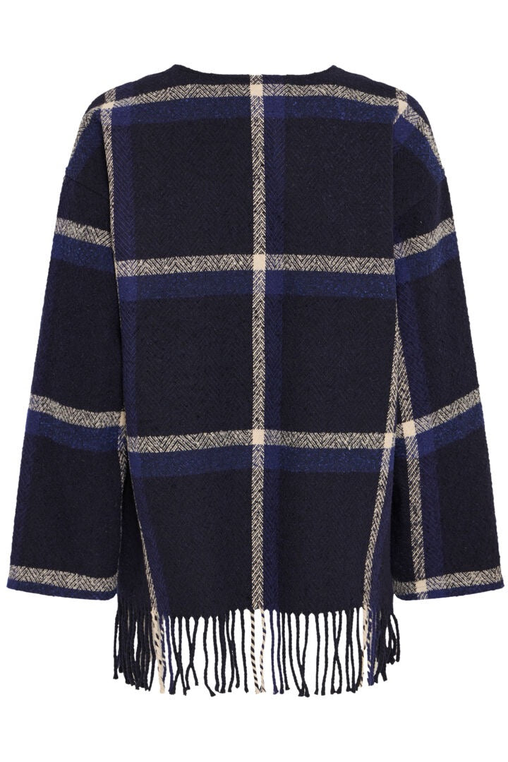 Check Tassle Jacket