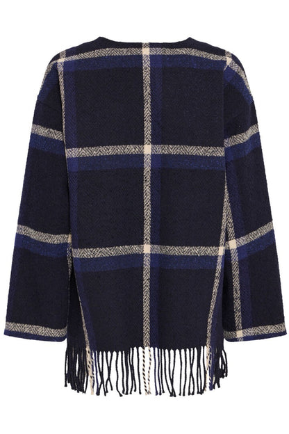 Check Tassle Jacket