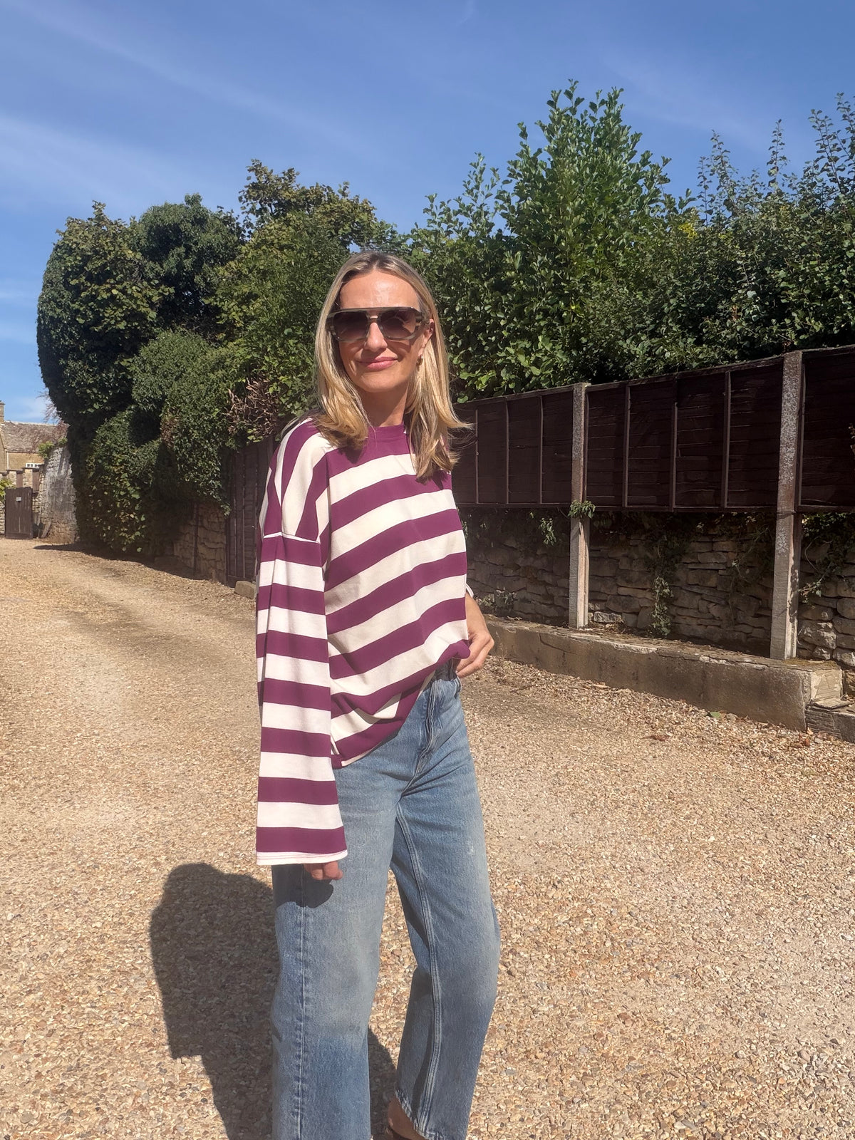 Striped Long Sleeve T-Shirt
