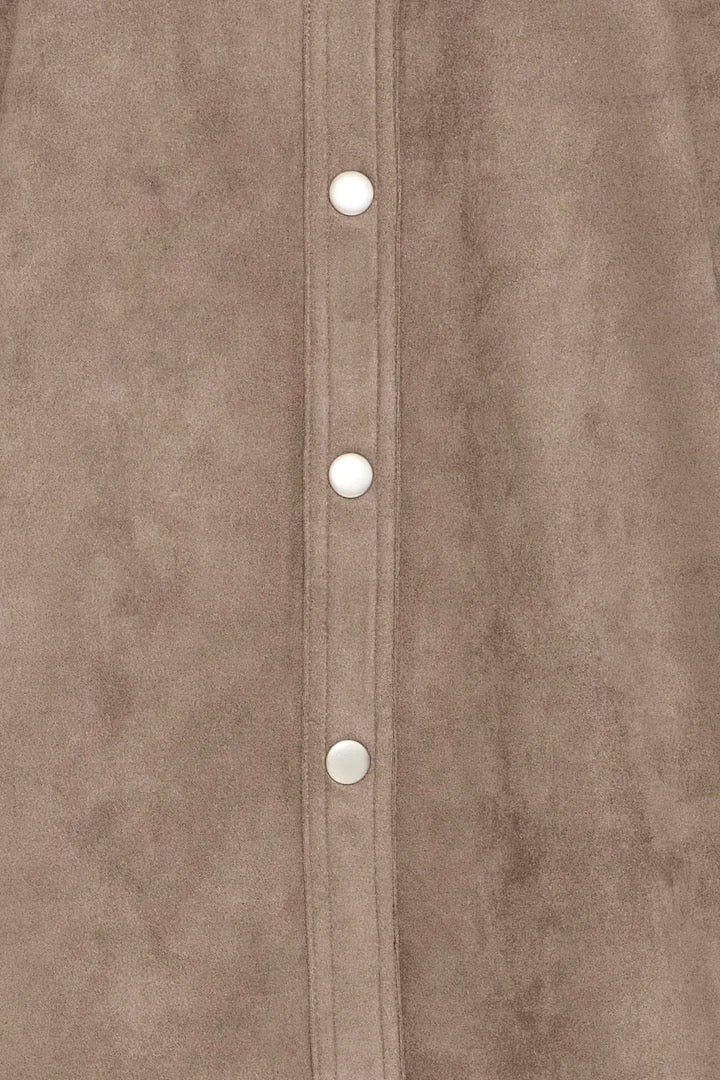Faux Suede Shirt