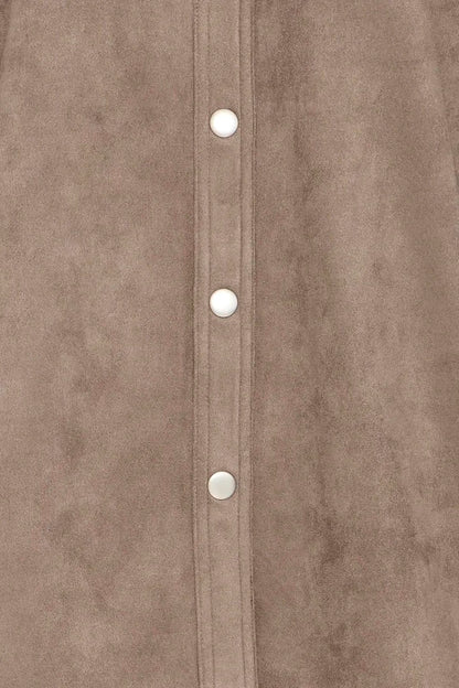 Faux Suede Shirt
