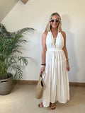 Grecian Halter Neck Dress