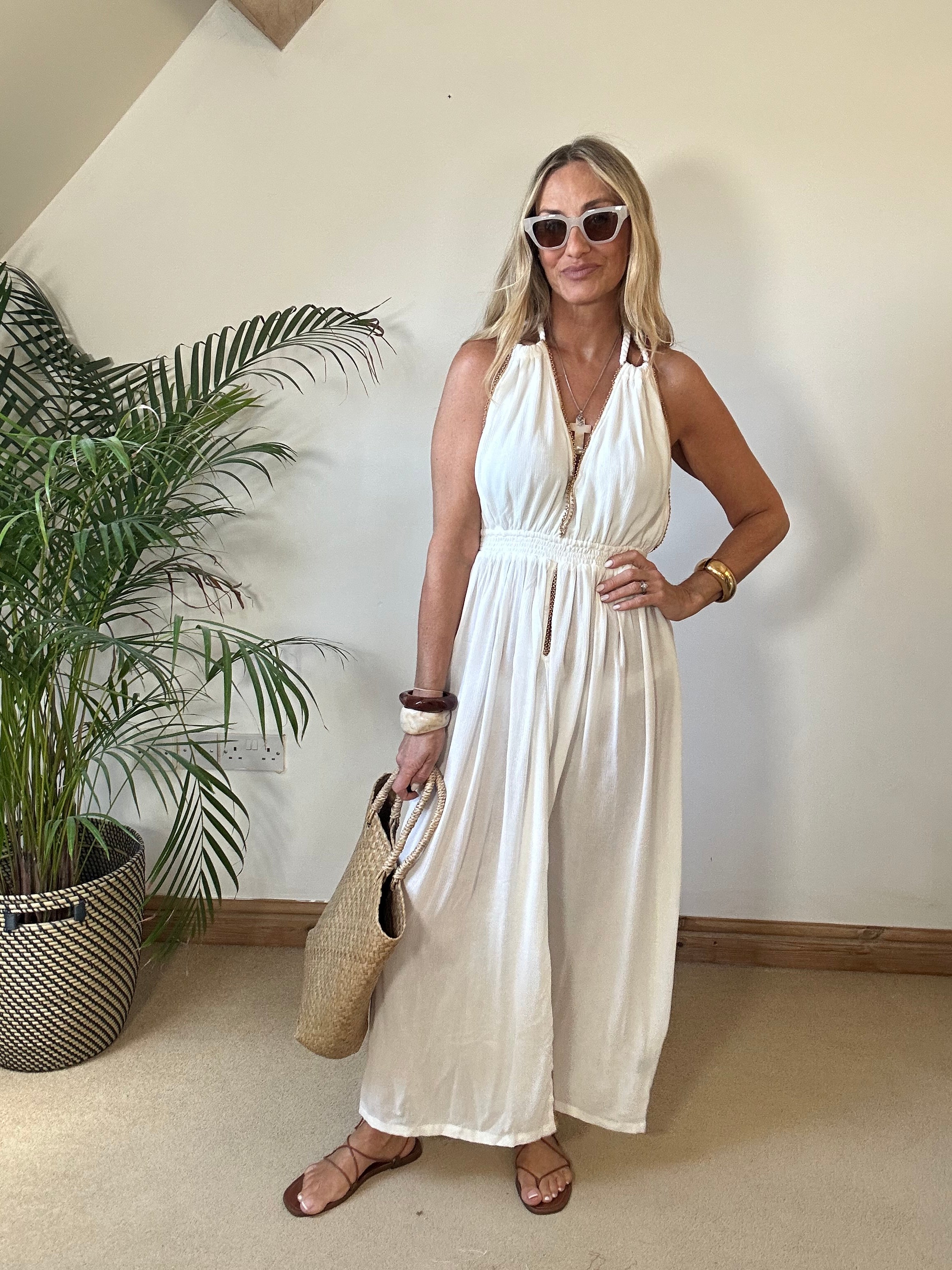 Grecian Halter Neck Dress