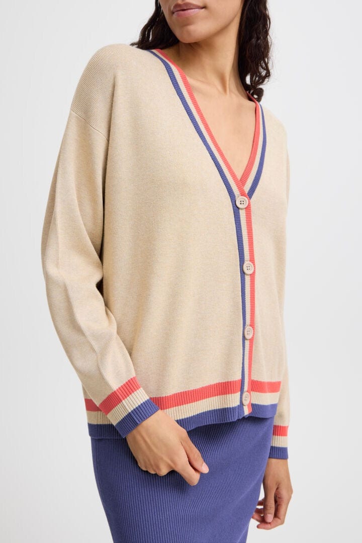 Stripe Edge Cardigan